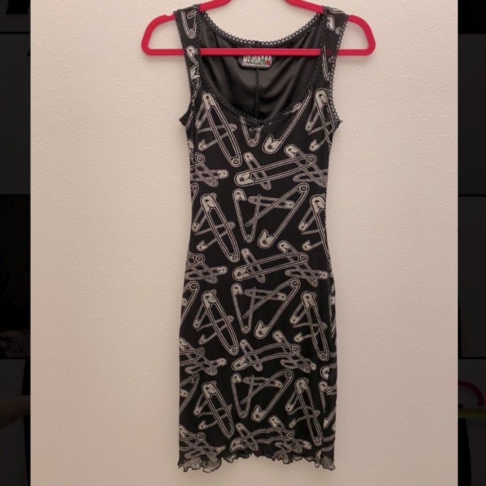 Women’s Slim Punk Black Dress by Lipservice